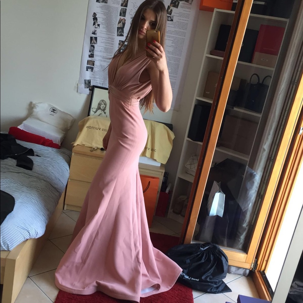Prom dress! Pink Maxi dress brand new - Picture 1 of 6